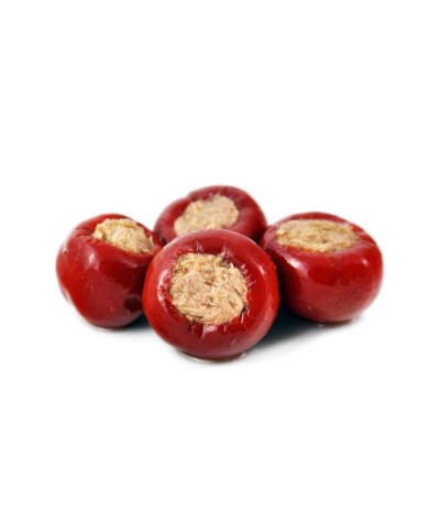 1 - CASTELLINO Poivrons cerises farcis au thon et aux câpres - 1,1 kg - DLC 6 mois