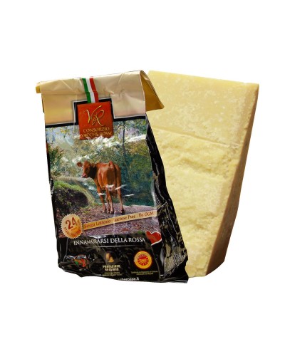 1 - CONSORZIO VACCHE ROSSE Parmigiano Reggiano g.U. Vacche Rosse (razza Reggiana) 1,1 kg