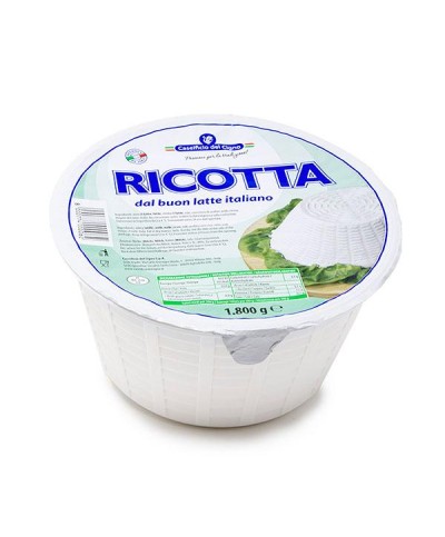 1 - CASEIFICIO DEL CIGNO Ricotta - 1,8 kg - EXP 2 weeks
