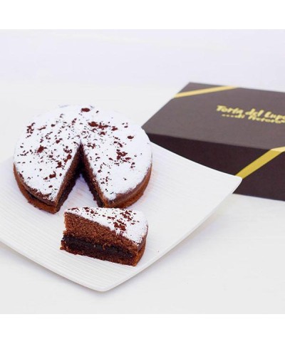 1 - DOLCEZZE DEL PARCO chocolate cake "Torta del Lupo" with rum and gianduia chocolate 650 g - Ø 18cm - EXP 2 month