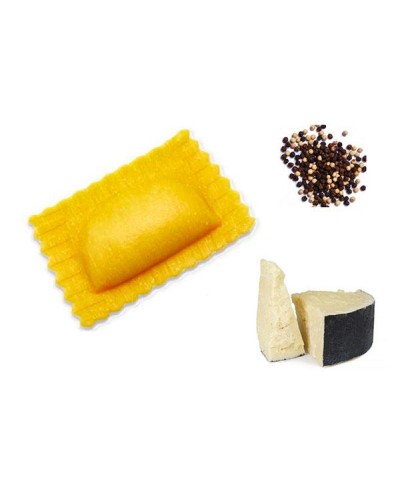 1 - FONTANETO Raviolis Raviolaccio farcis au fromage et poivre (4 x 41~ x 12 g  2 kg) DLC 1 mois - 5 min. de cuisson