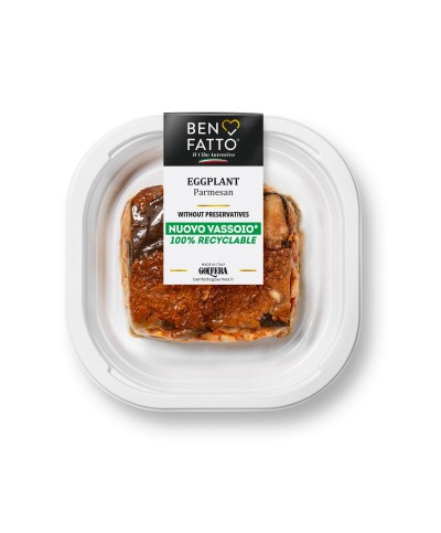 1 - BEN FATTO Parmigiana aux aubergines 250 g - DLC 18 jours