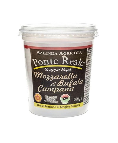 1 - PONTE REALE Büffelmozzarella Campana g.U. dell'entroterra Casertano 25 x 20 g  500 g - RLZ 18 Tagen