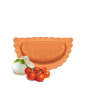 1 - FONTANETO Raviolis Mezzaluna farcis de burrata, tomate et basilic - 4 x (27~ x 18 g  500 g) 2 kg - DLC 3 semaines - 5 minute
