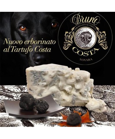 2 - MARIO COSTA - Gorgonzola with truffles - cow's milk - 45% FDM - 1,5 kg - ¼ - EXP 3 weeks