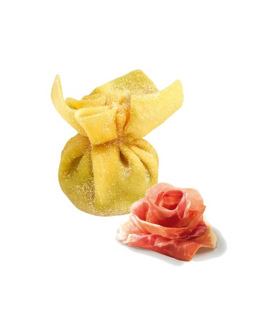 1 - FONTANETO Ravioli Saccottino stuffed with raw ham MAP (111~ x 9 g  1 kg) - EXP 14 days - 6/7 min. cooking time