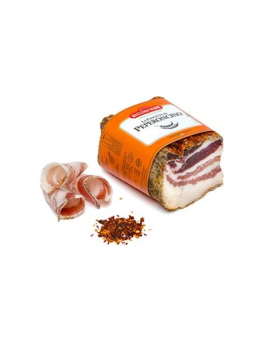 1 - ANTICA MACELLERIA FALORNI Pancetta al peperoncino 420 g - stagionato 7/8 settimane - TMC 2 mesi