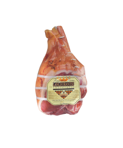 1 - LEONCINI Prosciutto crudo di parma DOP "addobbo" disossato - 7,5 kg - TMC 2 mesi - stagionato 16 mesi