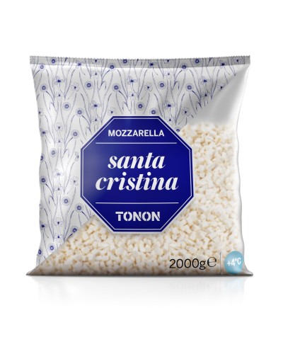 1 - TONON CASEIFICIO - Mozzarella di vacca cubettata 2 kg - TMC 11 giorni
