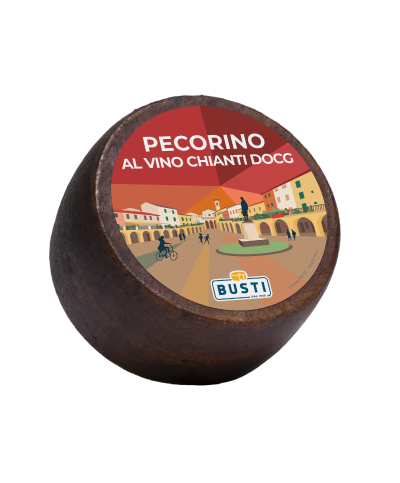 1 - BUSTI Pecorino al chianti 3,2 kg - TMC 3 mesi - stagionato 2 mesi