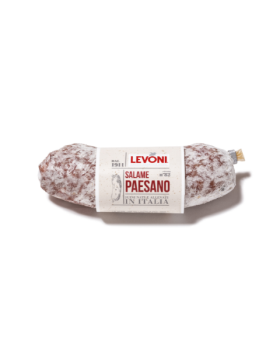 1 - LEVONI Salami Paesano 200 g - DLC 4 semaines - affiné 3 semaines