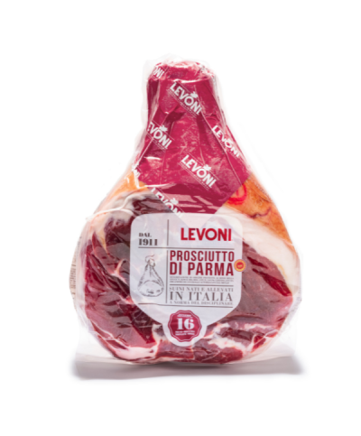 1 - LEVONI Parma g.U. gepresster Rohschinken entbeint 7 kg - RLZ 2 Monate - 16 Monate gereift