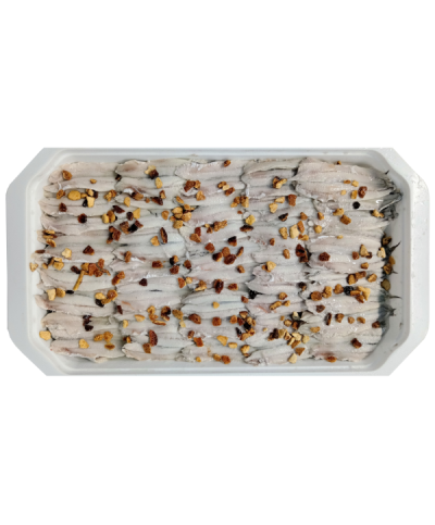 1 - ALICE LE GIOIE DEL MARE Filets d'anchois marinés à l'orange 1 kg - DLC 3 mois