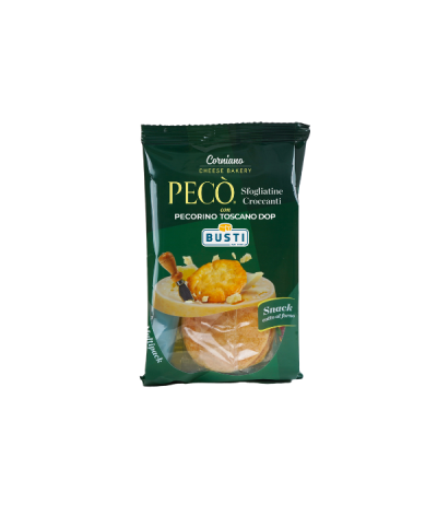 1 - BUSTI Feuilletés croustillants Pecò au Pecorino AOP - DLC 2 mois