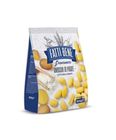 1 - FATTI BENE Kartoffelgnocchi 500 g - RLZ 3 Wochen - 2 Min. Kochzeit