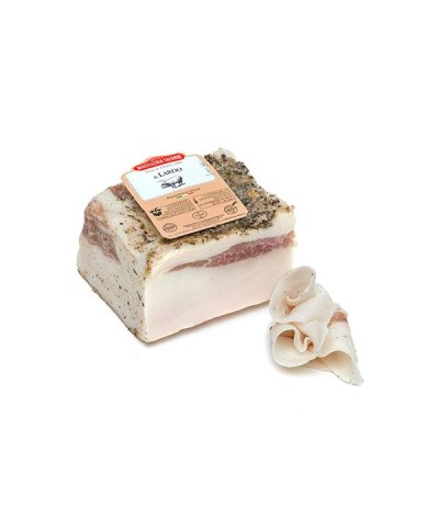 1 - ANTICA MACELLERIA FALORNI Lardo di Cinta Senese 400g - stagionato 4 mesi - TMC 12 settimane