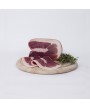 3 - ANTICA MACELLERIA FALORNI - Italian Cinta Senese ham 6 kg - boneless, with rind and hock - EXP 3 month