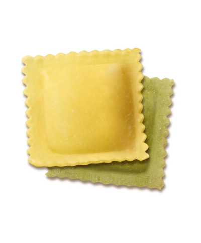 1 - FONTANETO Ravioli Quadrone Ricotta- und Spinatfüllung 4 x (21~ x 23 g  500 g)2 kg - RLZ 3 Wochen - 5/6 Min. Kochzeit