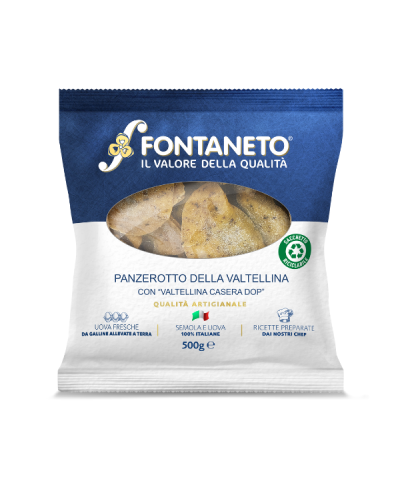 2 - FONTANETO Panzerotti Valtellina with buckwheat 2 kg - EXP 3 weeks - 5 minutes cooking