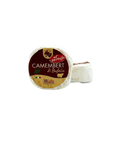 1 - 3B LATTE Camembert di Bufala al tartufo 150 g – TMC 14 giorni – stagionato 2 settimane