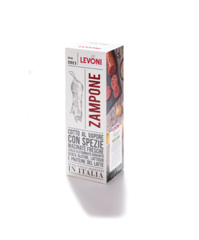 1 - LEVONI Zampone 900 g - DLC 5 mois