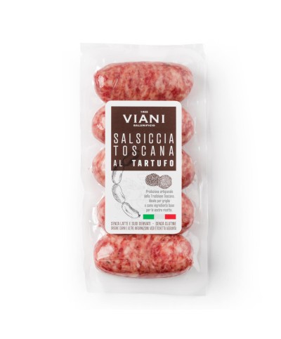 1 - SALUMIFICIO VIANI Pure Schweine-Salsiccia mit Trüffel - 5 x 60 g  300 g - RLZ 28 Tagen