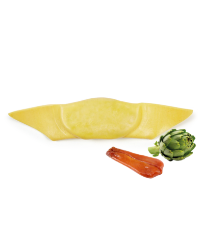 1 - FONTANETO Fazzoletto aux artichauts et bottarga (œufs de thon séchés) en ATM (31~ x 32 g  1 kg) - DLC 14 jours - 7 min de